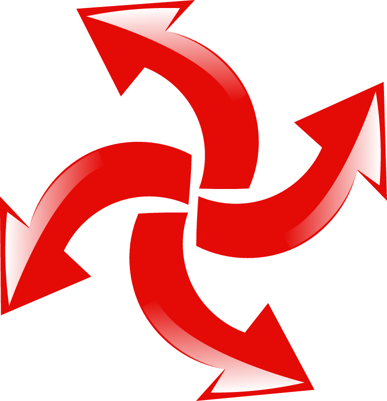 Glossy Arrows Icon