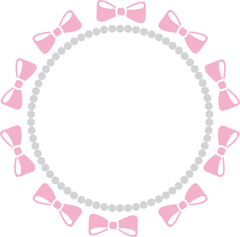 Round Frame With Bow