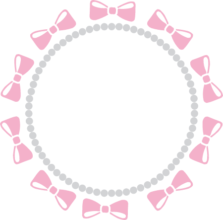 Round Frame With Bow