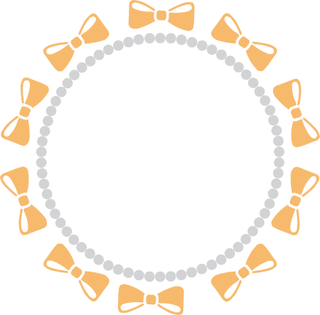 Round Frame With Bow