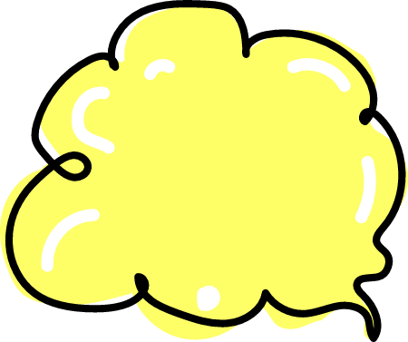 Doodle speech bubble