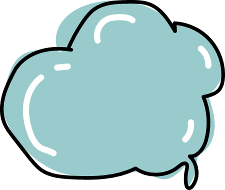 Doodle speech bubble