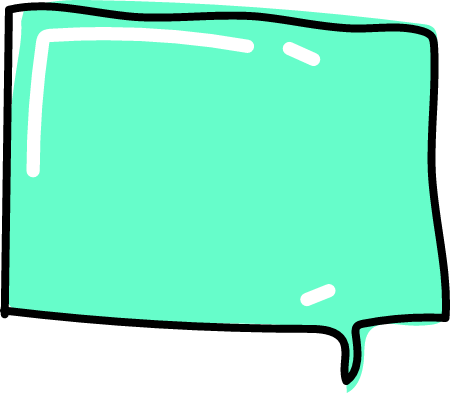 Doodle speech bubble