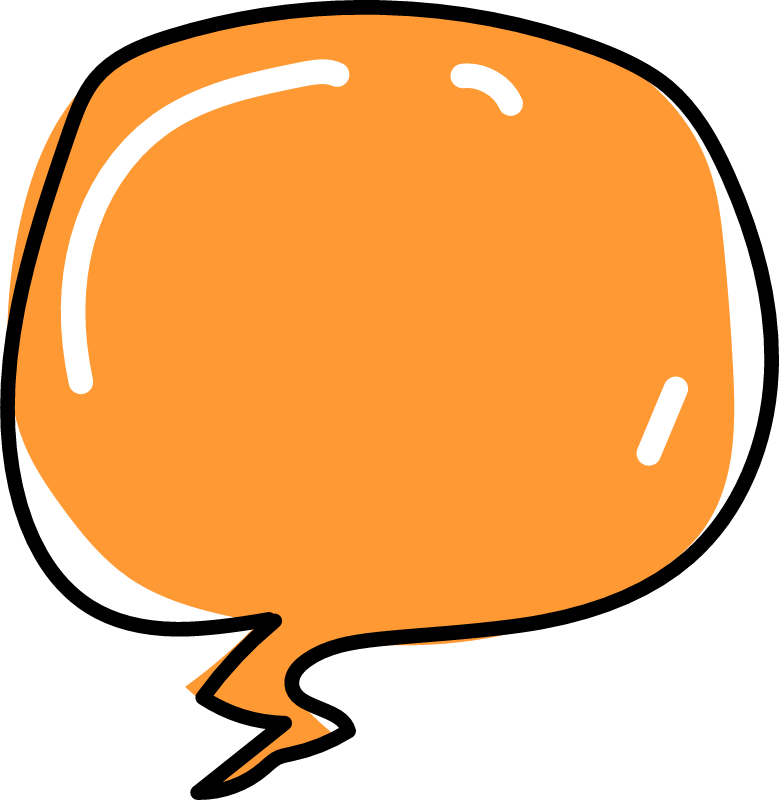 Doodle speech bubble