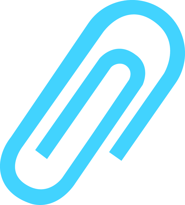 Blue clip icon