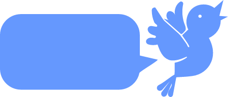 Template for text with bird 