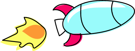 Doodle Rocket Icon 