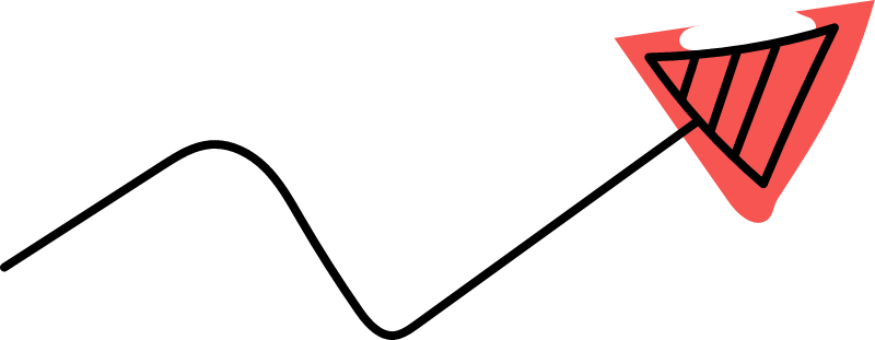 Doodle Arrow Icon 