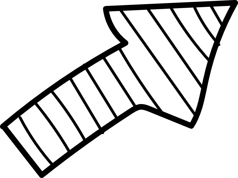 Doodle arrow