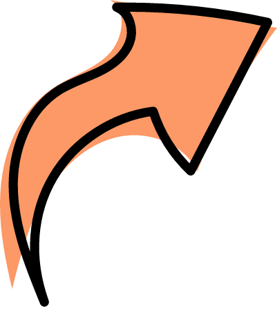 Doodle arrow