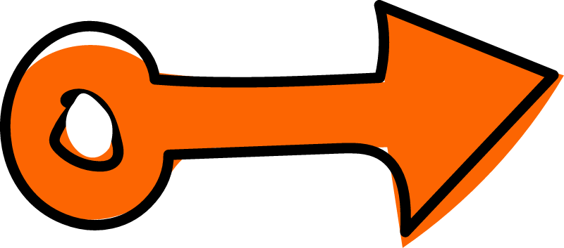 Doodle arrow