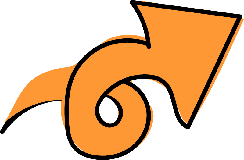 Doodle arrow