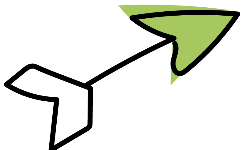 Doodle arrow