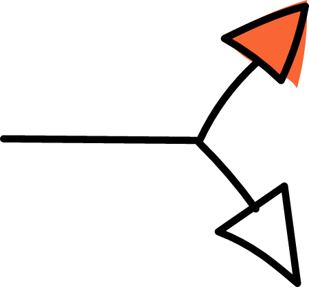Doodle arrow