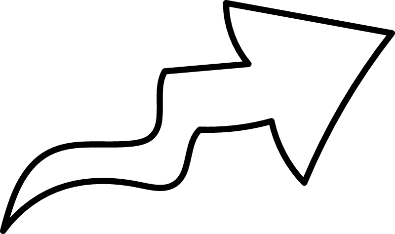 Doodle arrow