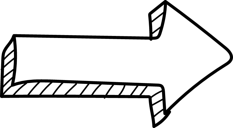 Doodle arrow