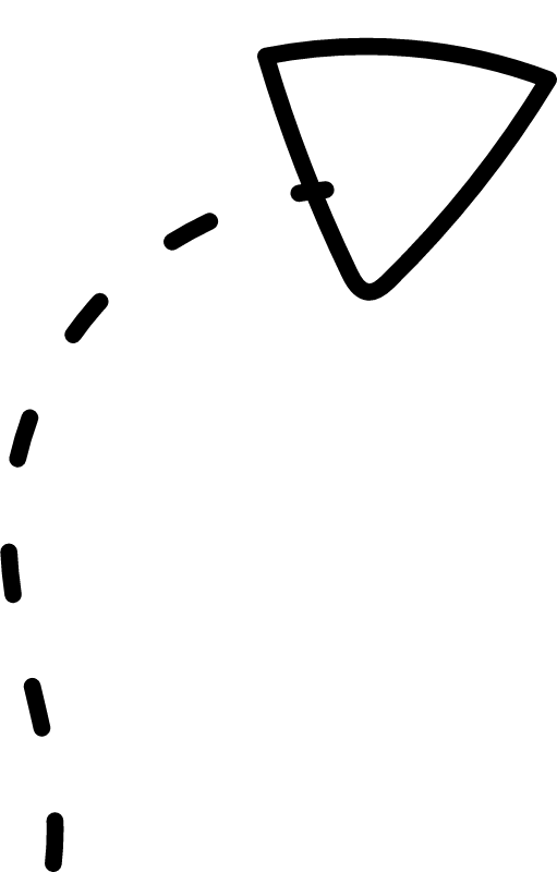 Doodle arrow