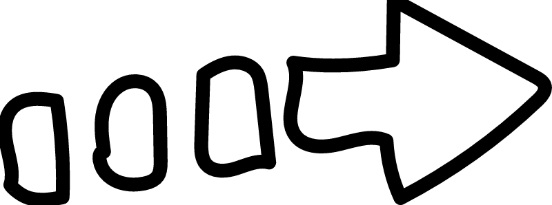 Doodle arrow