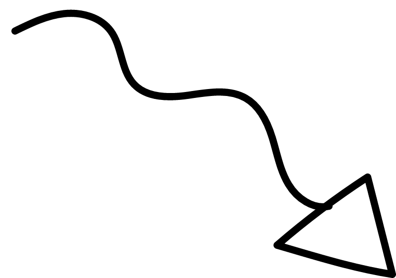 Doodle arrow