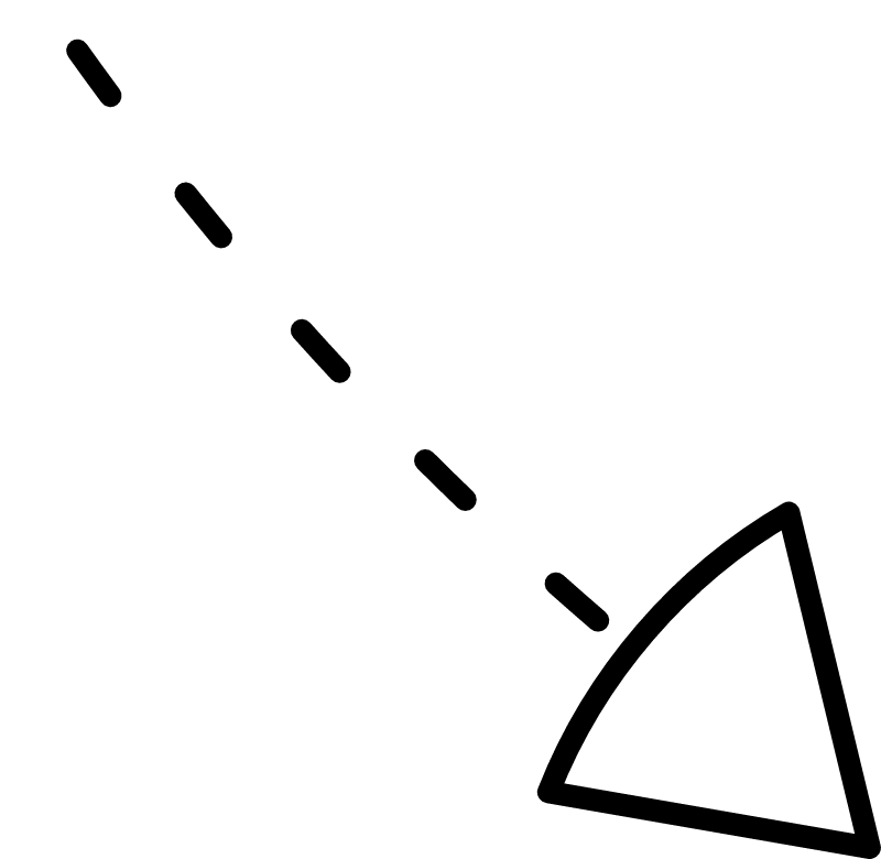 Doodle arrow
