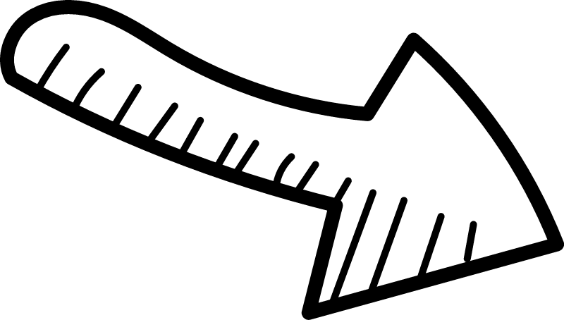 Doodle arrow