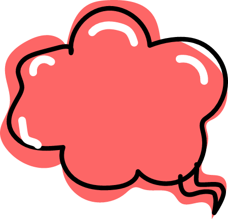 Doodle speech bubble 