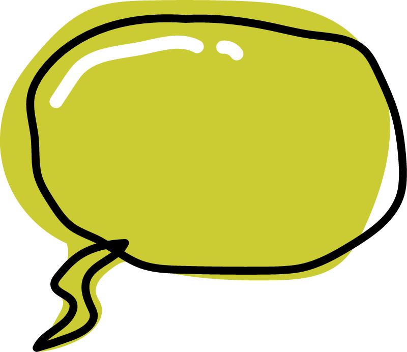 Doodle speech bubble 