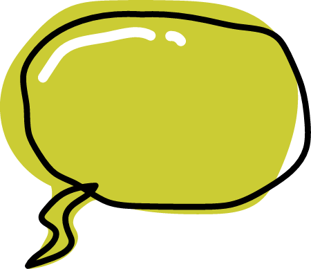 Doodle speech bubble 