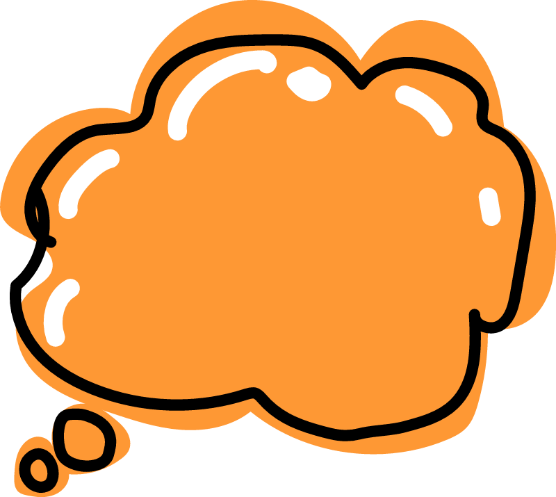 Doodle speech bubble 