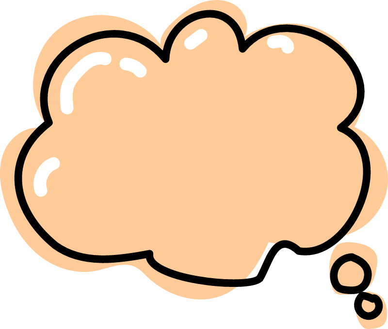 Doodle speech bubble 