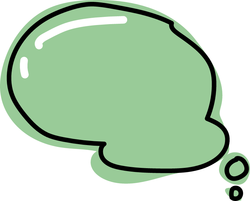 Doodle speech bubble 