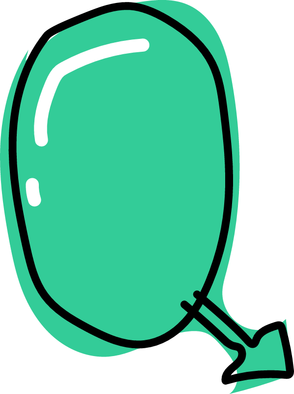Doodle speech bubble 