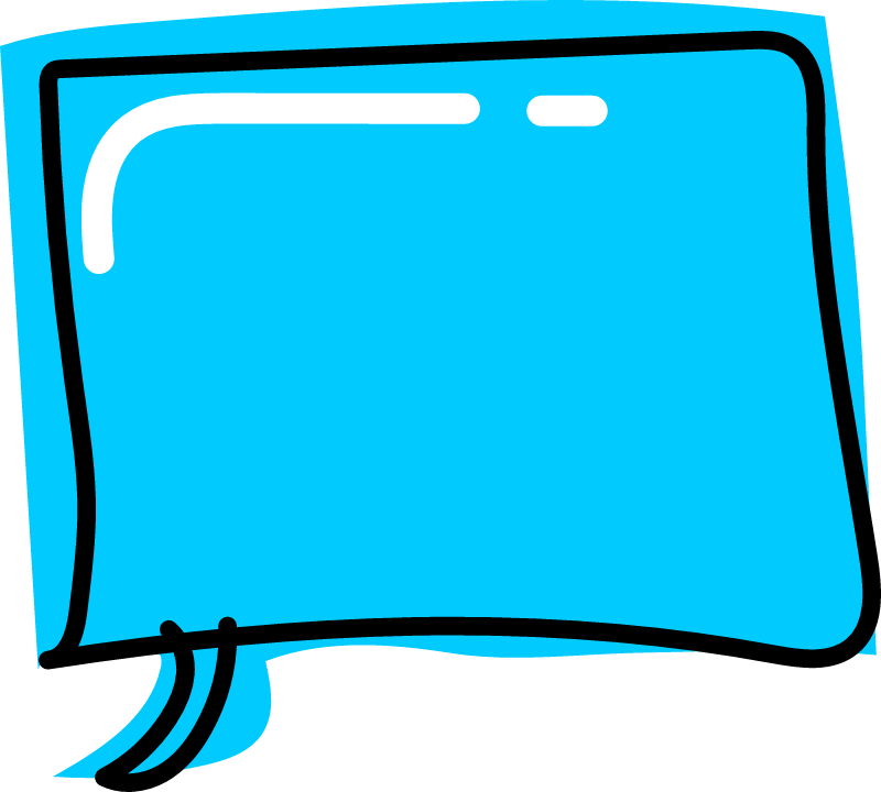 Doodle speech bubble 