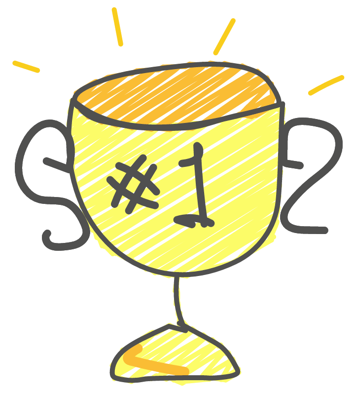 Hand drawn cup