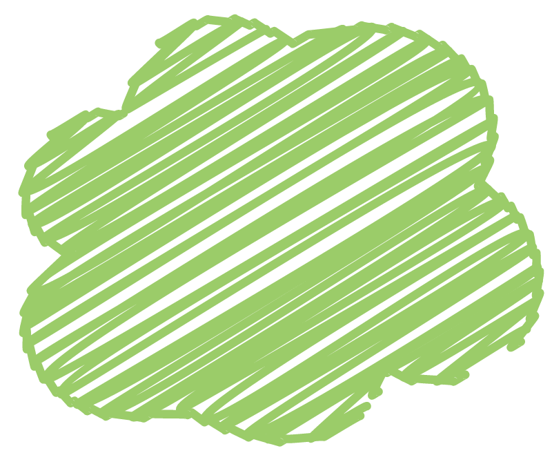Hand drawn speech bubble