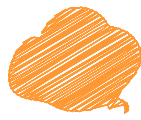 Hand drawn speech bubble