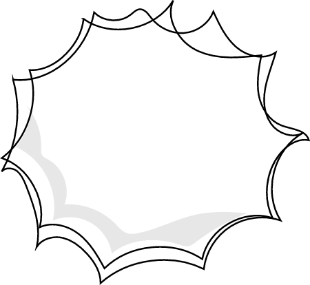 Hand drawn template for text