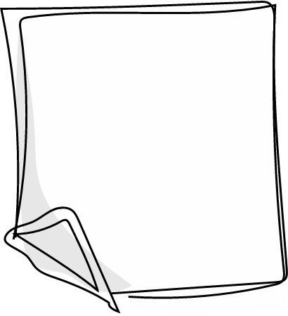 Hand drawn template for text