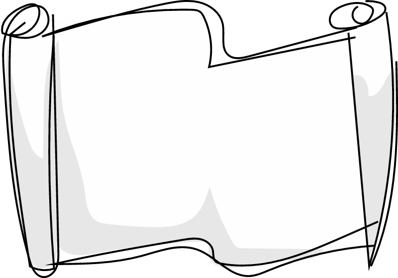 Hand drawn template for text