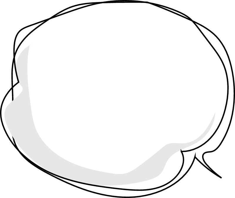 Hand drawn template for text