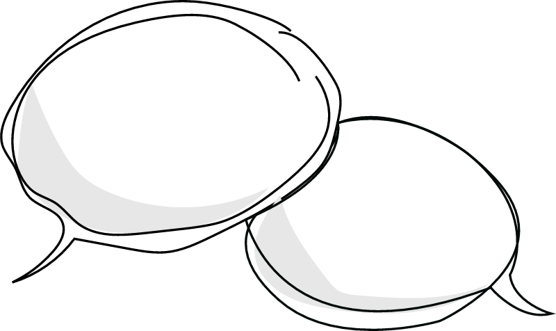 Hand drawn template for text