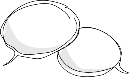 Hand drawn template for text