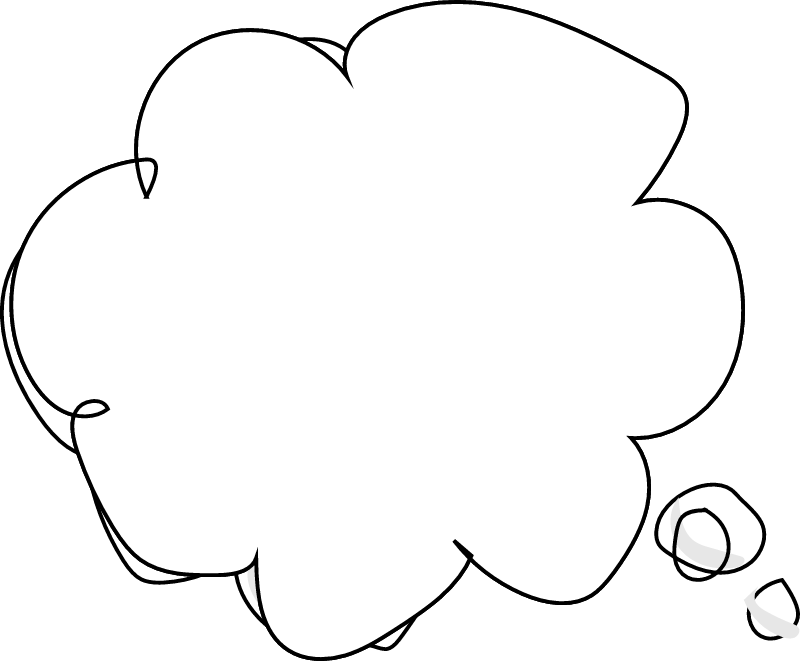 Hand drawn template for text