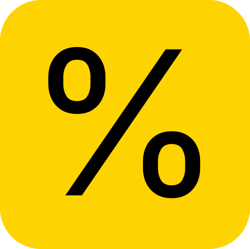 Percent Symbol in a Square