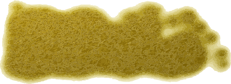Golden decorative template