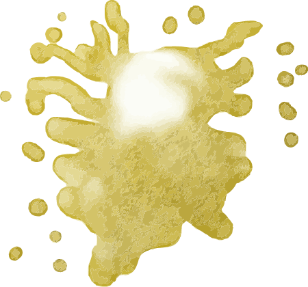 Golden decorative template