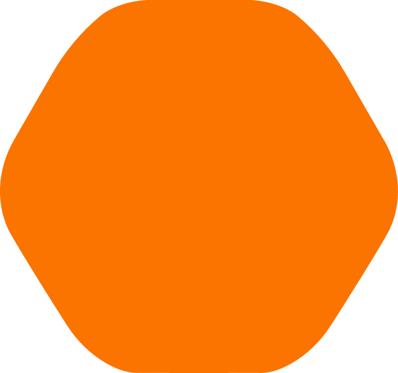 Oange geometric shape