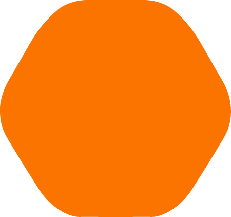 Oange geometric shape