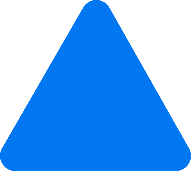 Blue triangle