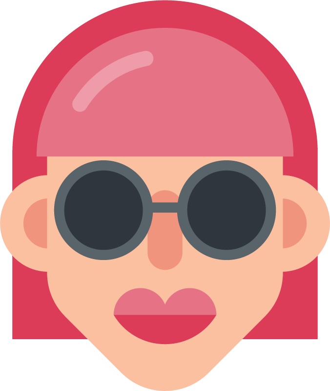 Red hair woman avatar